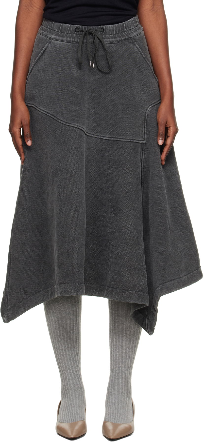 Sukňa OUR LEGACY Lounge Midi Skirt Šedá | W4256LF