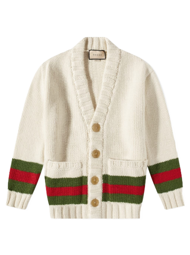 Sveter Gucci GRG Knitted Cardigan Béžová | 706735-XKCJ4-9146