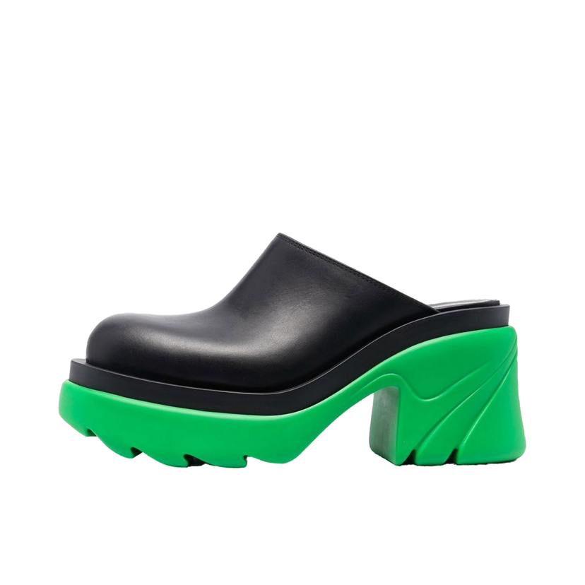 Tenisky a topánky Bottega Veneta Flash Sculpted-Heel Mules Zelené | 668525VBS501476