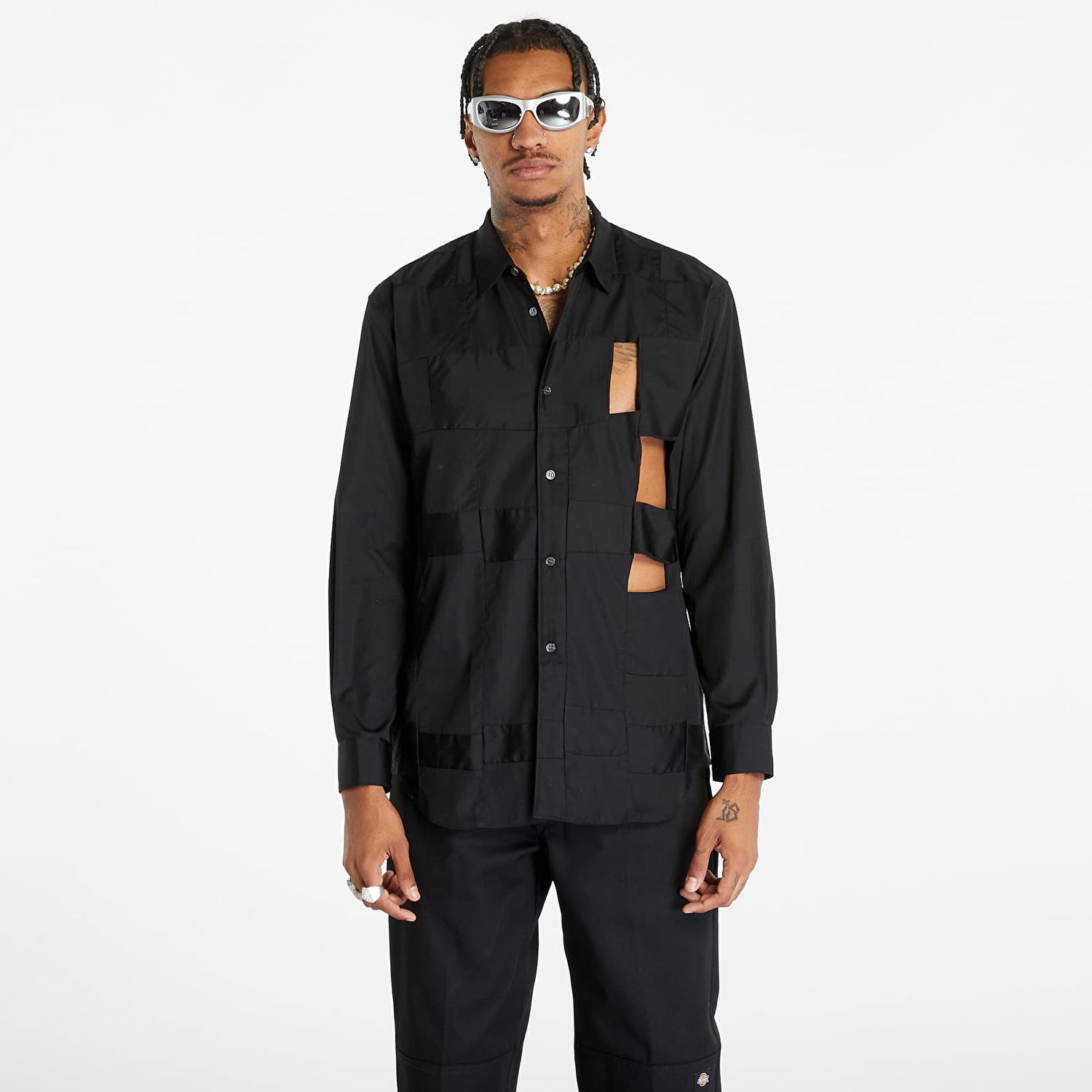 Košeľa Comme des Garçons SHIRT Woven Shirt Čierna | FL-B049 Black, 0