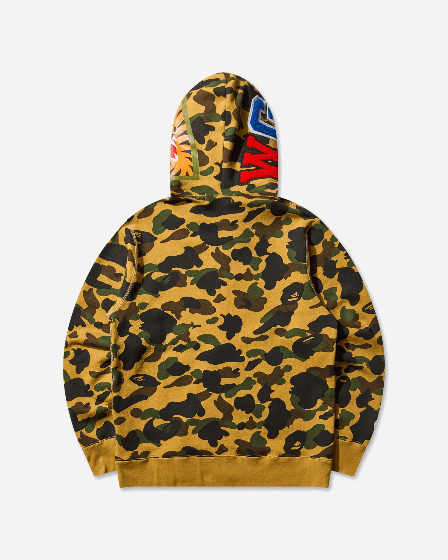 Mikina BAPE 1st Camo Shark Full Zip Hoodie Žltá | 1L80115007 YELLOW, 0