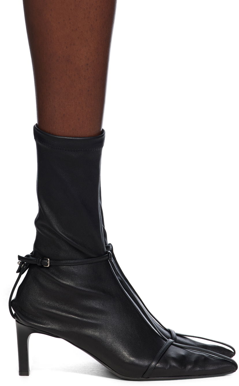 Oblečenie Jil Sander Jil Sander Stretch Nappa Ankle Boots Čierna | J15WU0085_P7083