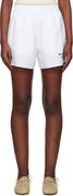 Off-White Poplin Shorts