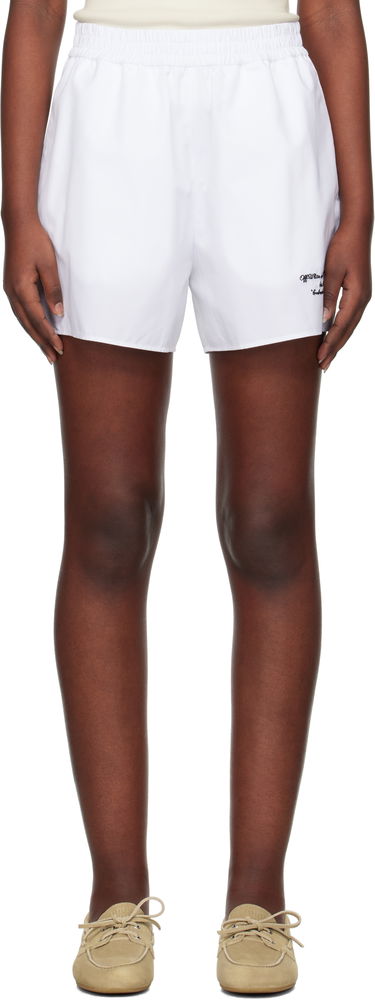 Šortky Off-White Off-White Poplin Shorts Biela | OWCB05DS25FAB0010110, 0