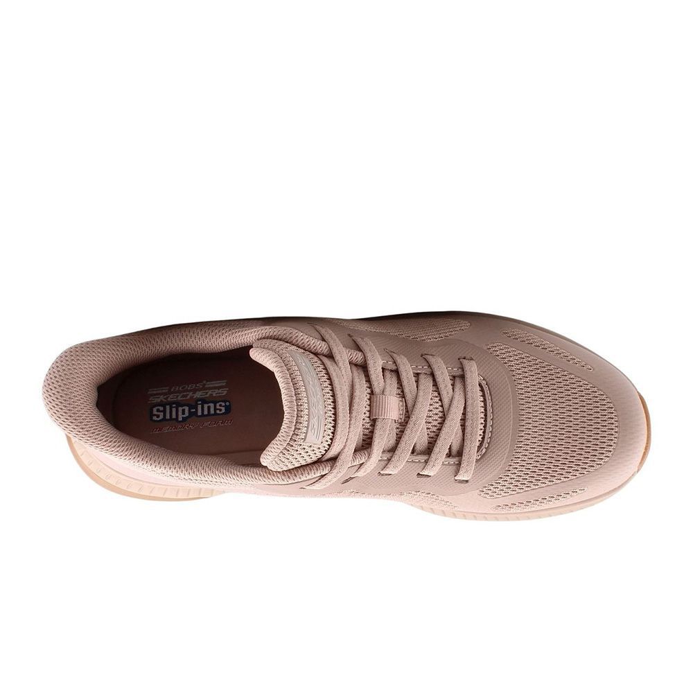 Tenisky a topánky Skechers Bobs Squad 4 Slip-Ins Ružová | 117624-NAT, 1