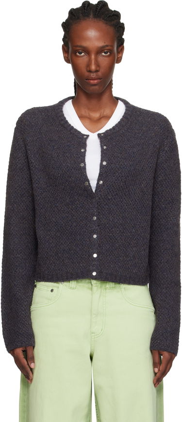 Sveter Eckhaus Latta Eckhaus Latta Yak Snap Cardigan Navy | 8257-EL-PF25-M -, 0