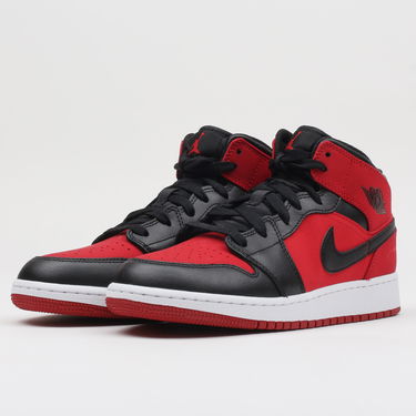 Tenisky a topánky Jordan Air Jordan 1 Retro Mid ''Gym Red'' GS Červená | 554725-610, 1
