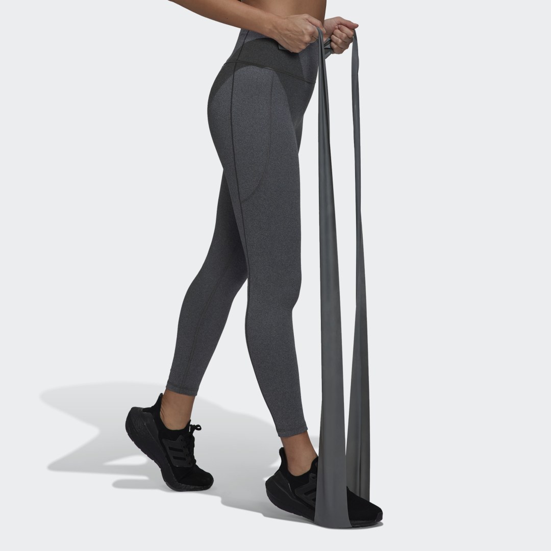 Legíny adidas Originals Yoga Studio 7/8 Leggings Šedá | HK6614, 0