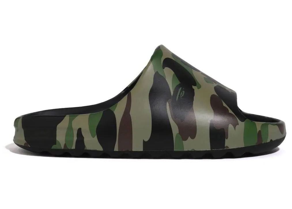 A Bathing Ape 1st Camo Slide Green