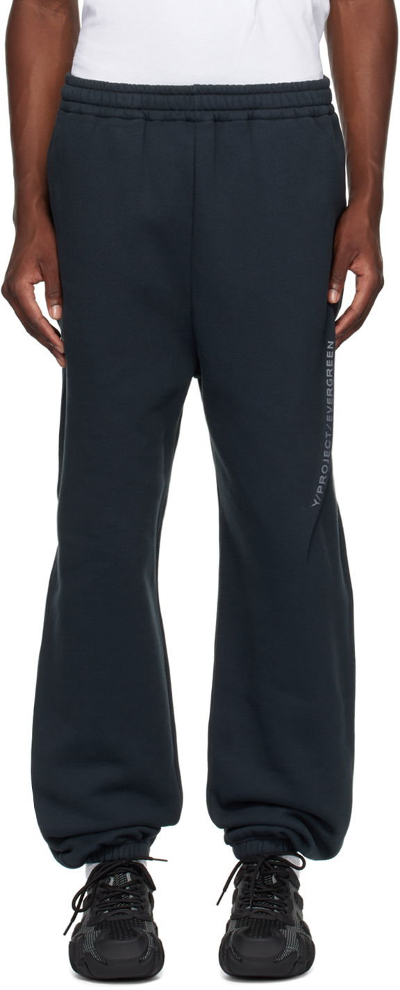 Tepláky Y/PROJECT Pinched Logo Sweatpants Čierna | 204PA001, 0