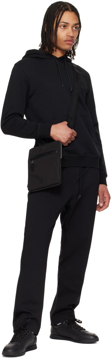 Taška cez rameno BOSS BOSS Canvas Messenger Bag Čierna | 50529082, 3