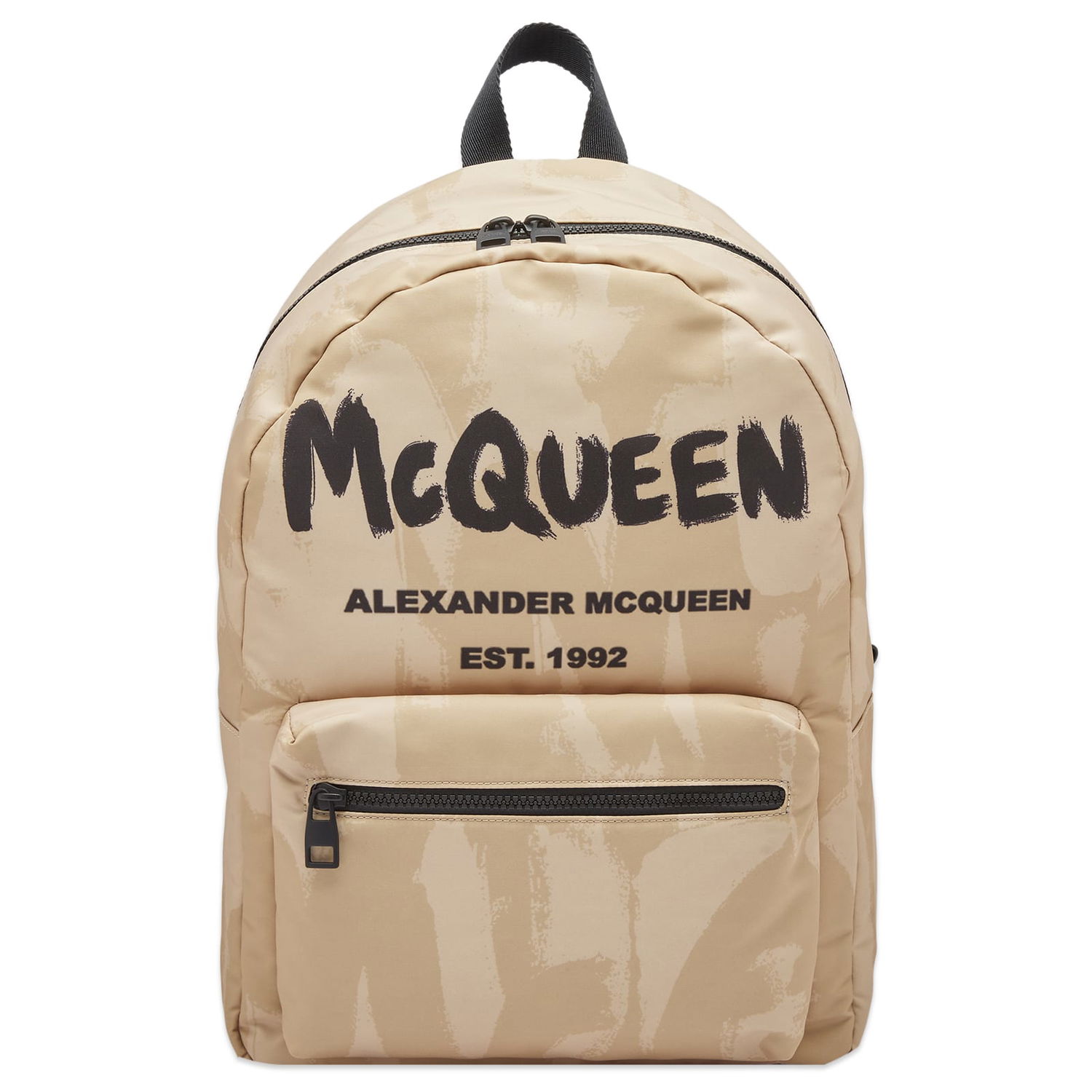 Batoh Alexander McQueen Metropolitan Graffiti Backpack Béžová | 6464571AAQ1-9769, 0