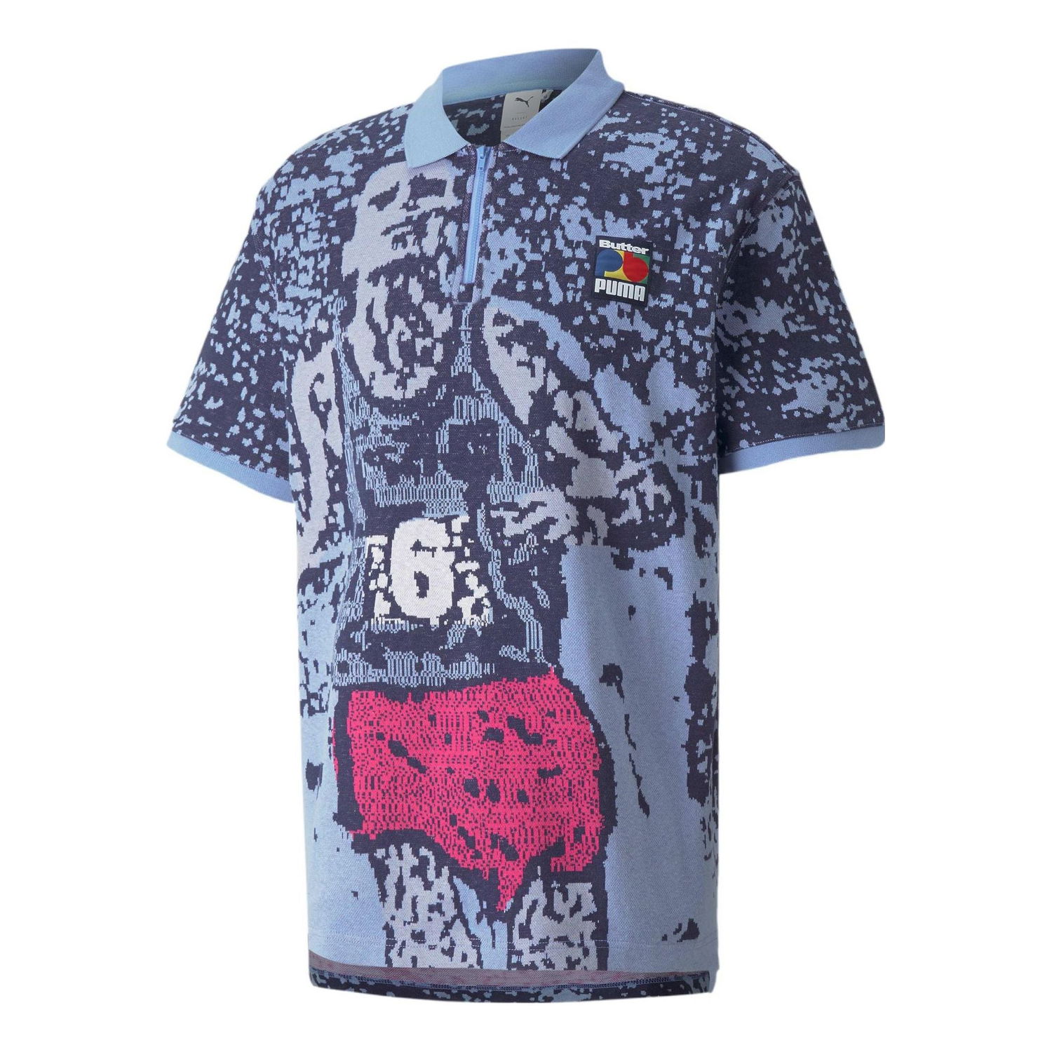 Polo tričko Puma Goods Graphic Polo Shirt Modrá | 534059-86, 0