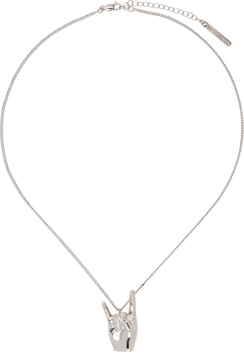 Náhrdelník Y/PROJECT Silver Rock On Necklace Metalická | 640NE009, 0