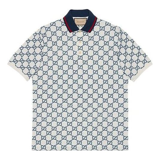Polo tričko Gucci Stretch Cotton Polo Biela | 598956-XJB0U-9064