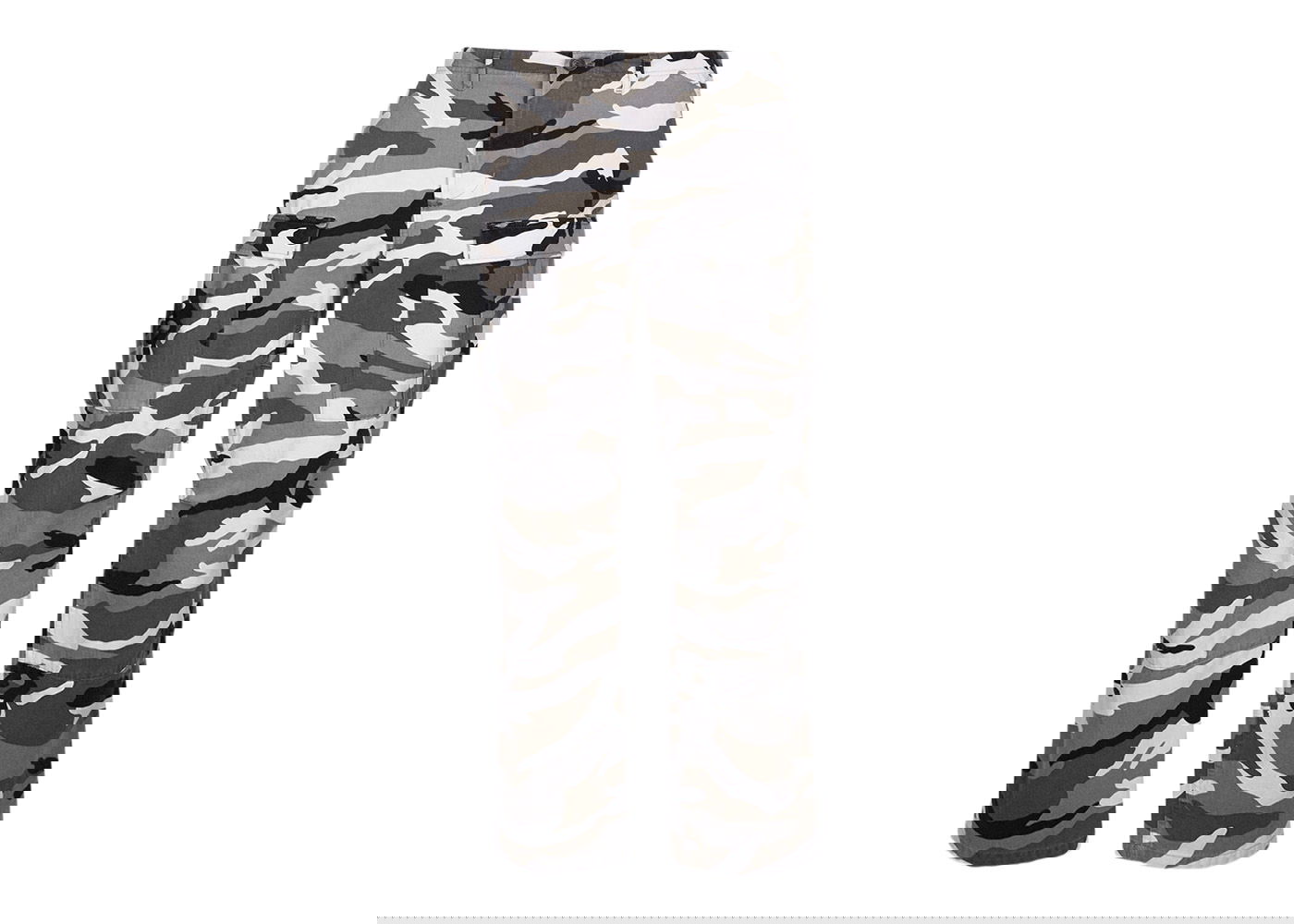 Nohavice Balenciaga Army Camouflage Pants Šedá | 557301TBP34, 0