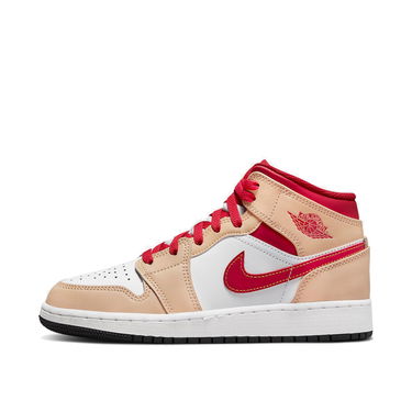 Tenisky a topánky Jordan Air Jordan 1 Mid "White Onyx Light Curry" GS Oranžová | 554725-201, 1