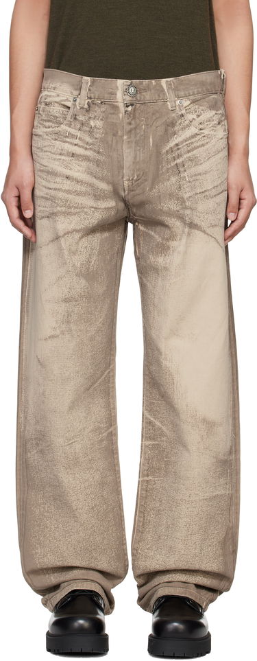Džínsy Balmain Balmain Loose-Fit Jeans Béžová | EH1ML155DF57, 0
