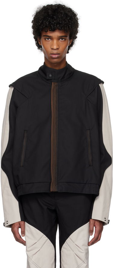 Bomber bunda KIKO KOSTADINOV Kiko Kostadinov Solix Panelled Jacket Čierna | KKSS25J05-44, 0