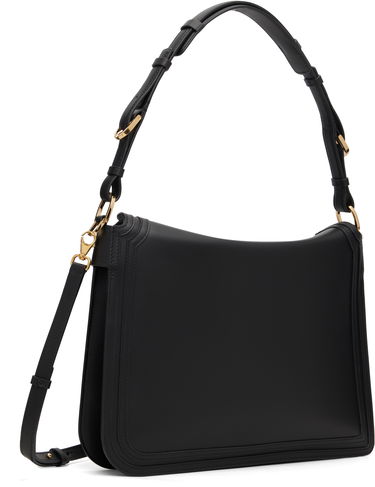 Taška cez rameno LANVIN Compagnon Asymmetrical Bag Čierna | LW-BGLRMM-SMLE-H25, 2