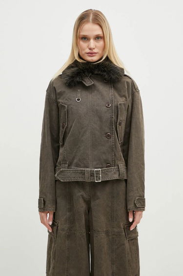 Parka KENZO Dyed Canvas Comber Jacket Zelené | FE62OU2129GK.92, 0