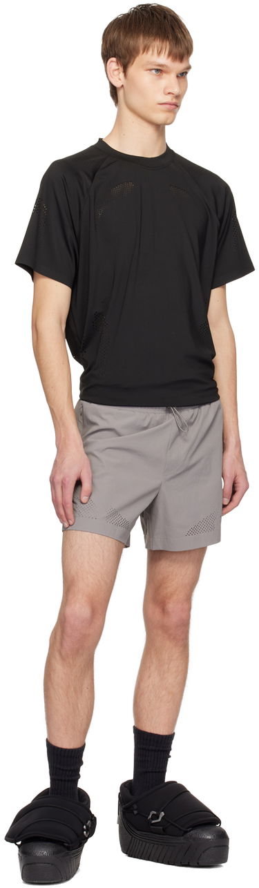 Tričko HELIOT EMIL Intine Perforated T-Shirt Čierna | SS24_M_09_106_BLK01, 3