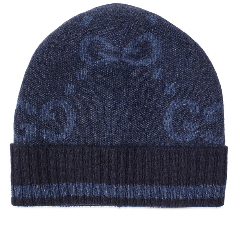 Kulicha Gucci Cashmere Beanie Navy | 676827-4GABX-4469