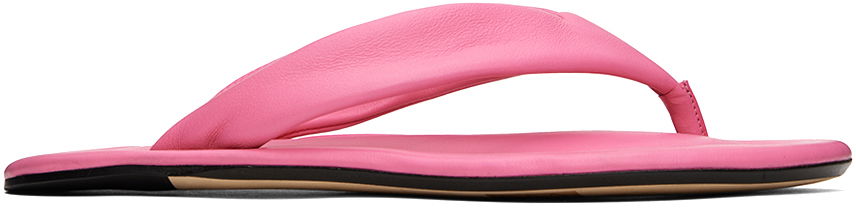 BY FAR Dasha Leather Thong Sandals