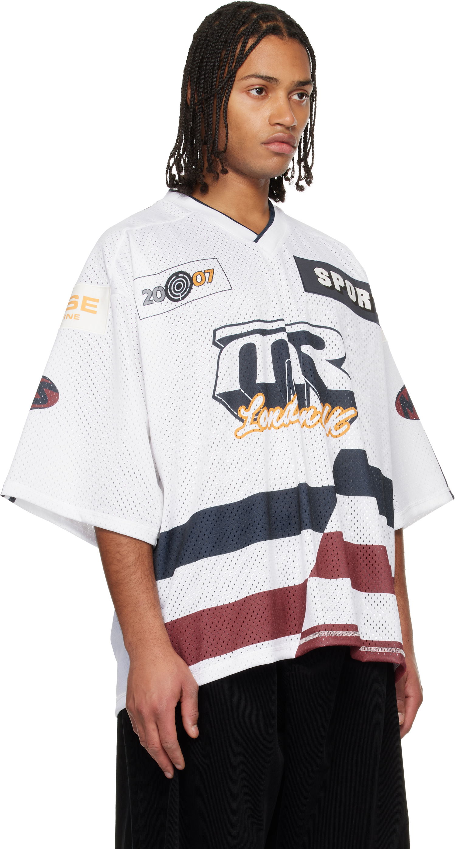 Dres Martine Rose Martine Rose Oversized Hockey T-shirt Rôznofarebný | 129JT10052, 1