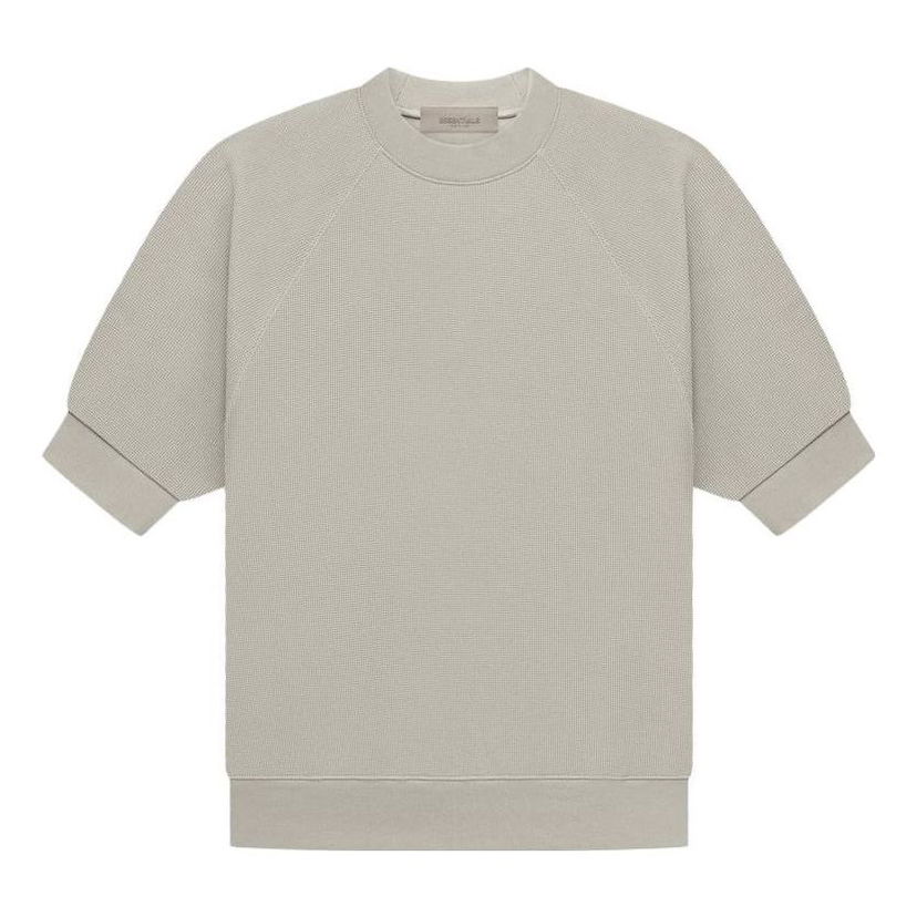 Mikina Fear of God Fear of God Essentials SS23 Waffle Sweatshirt Šedá | FOG-SS23-051