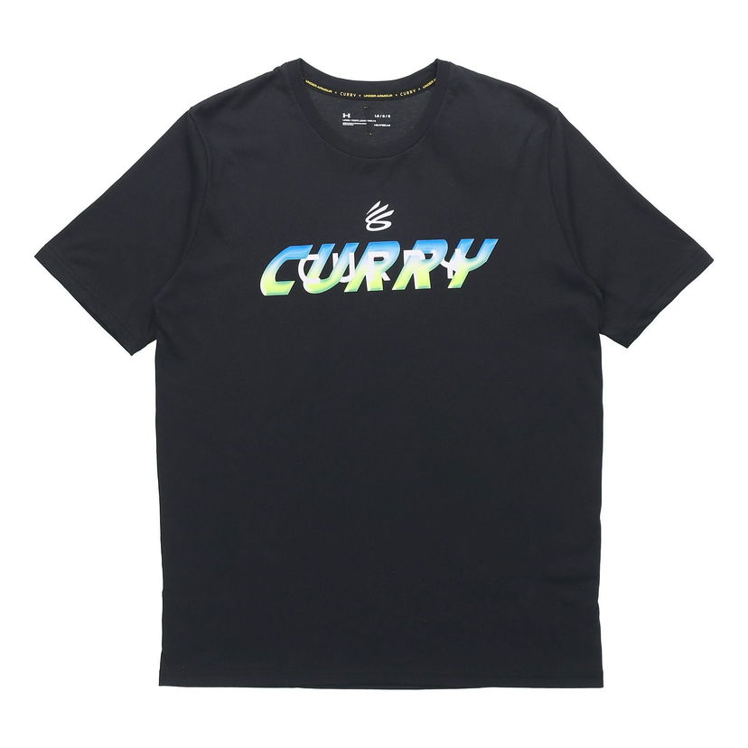 Tričko Under Armour Curry Outdoor Athleisure Short Sleeve T-Shirt Čierna | 1364969-001