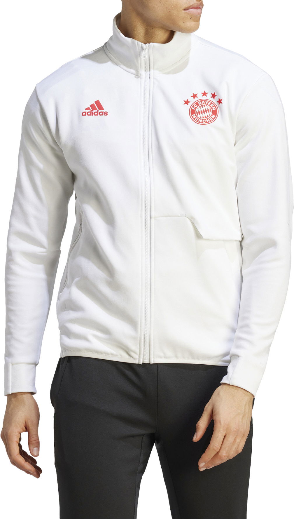 Bunda adidas Originals FC Bayern Anthem Jacket Biela | hy3276, 0