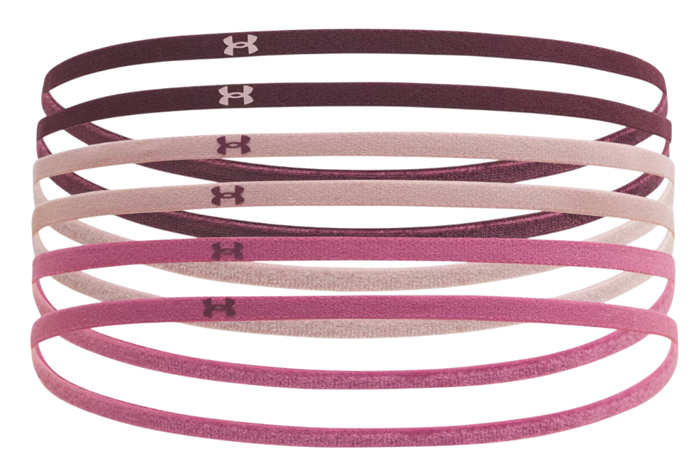 Doplnky Under Armour Mini Elastic Headbands 6-Pack Vínová | 1389932-602, 0