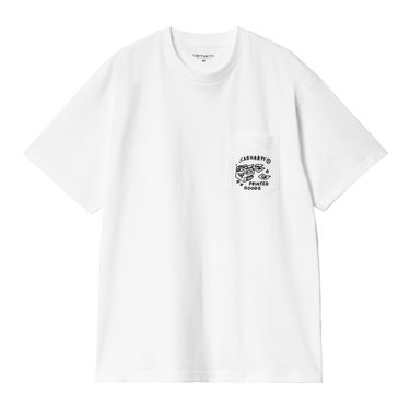 Tričko Carhartt WIP Pocket Graphic T-Shirt Biela | I034407_9, 0