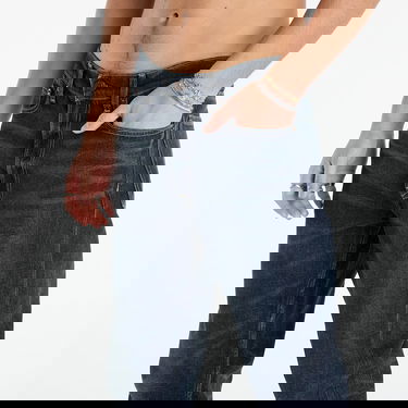 Džínsy CALVIN KLEIN Calvin Klein Jeans Standard Straight Gilded Pants Modrá | LV04RD719G 01P, 3