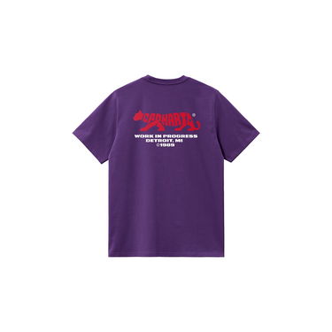 Tričko Carhartt WIP S/S Rocky T-Shirt Fialová | I033258_1Y5_XX, 4