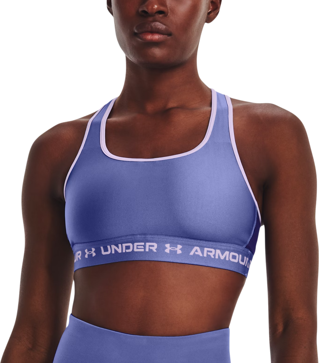 Podprsenka Under Armour Under Armour UA Crossback Mid Sports Bra Fialová | 1361034-468, 0