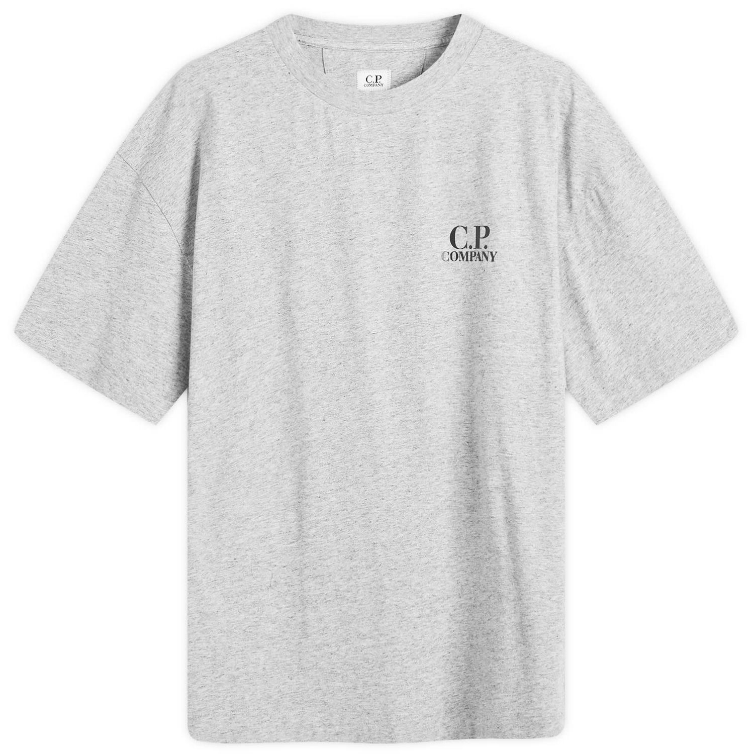Tričko C.P. Company Logo Print T-Shirt Šedá | 19CMTS103A-005100W-M94, 0