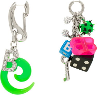 Kľúčenka Balenciaga Pigalle Collector Charm Single Earring Rôznofarebný | 806245TZM1Z1245, 2