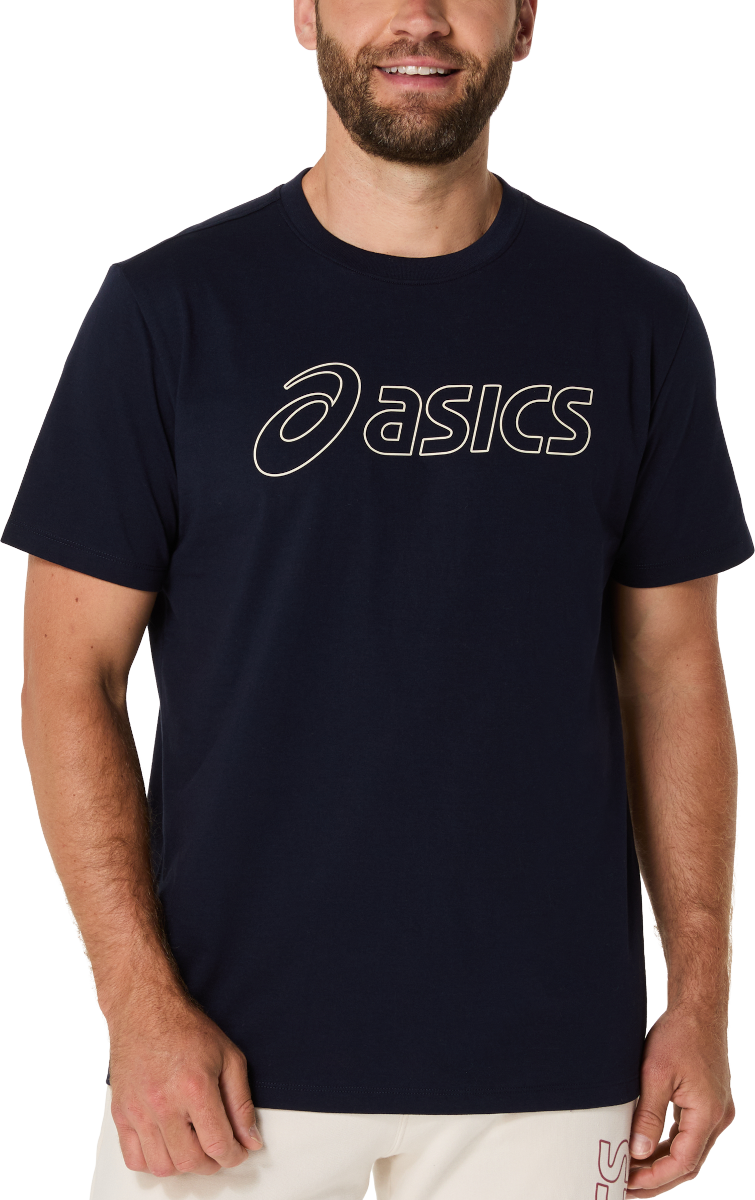 Tričko Asics Big Logo Graphic Short Sleeve T-Shirt Navy | 2031e188-403, 0