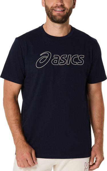 Tričko Asics Big Logo Graphic Short Sleeve T-Shirt Navy | 2031e188-403, 0