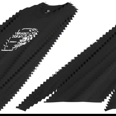 Tričko Brain Dead Brain Dead Skull Mech Long Sleeve T-Shirt, Size Large Čierna | BDF25T010O46-BLK, 0