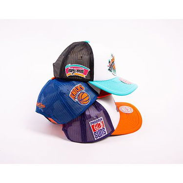 Šiltovka Mitchell & Ness NBA Party Time Trucker Snapback Hwc Phoenix Suns White Oranžová | HHSS5140-PSUYYPPPWHIT, 3