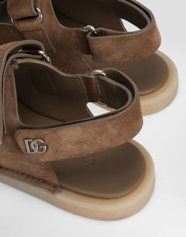 Doplnky Dolce & Gabbana Dolce & Gabbana Suede Sandals Hnedá | A80492AT44180024, 3
