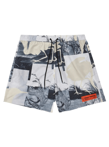 Plavky HERON PRESTON Cutout Swimshorts Šedá | HMFA005S21FAB0020900