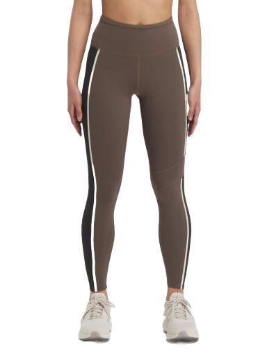 Legíny Reebok LUX HR TIGHT- C LEGGINGS Hnedá | 100035430