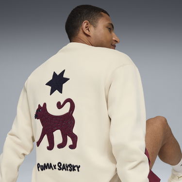 Mikina Puma PUMA x SAYSKY Crewneck Sweatshirt Béžová | 527557_87, 2