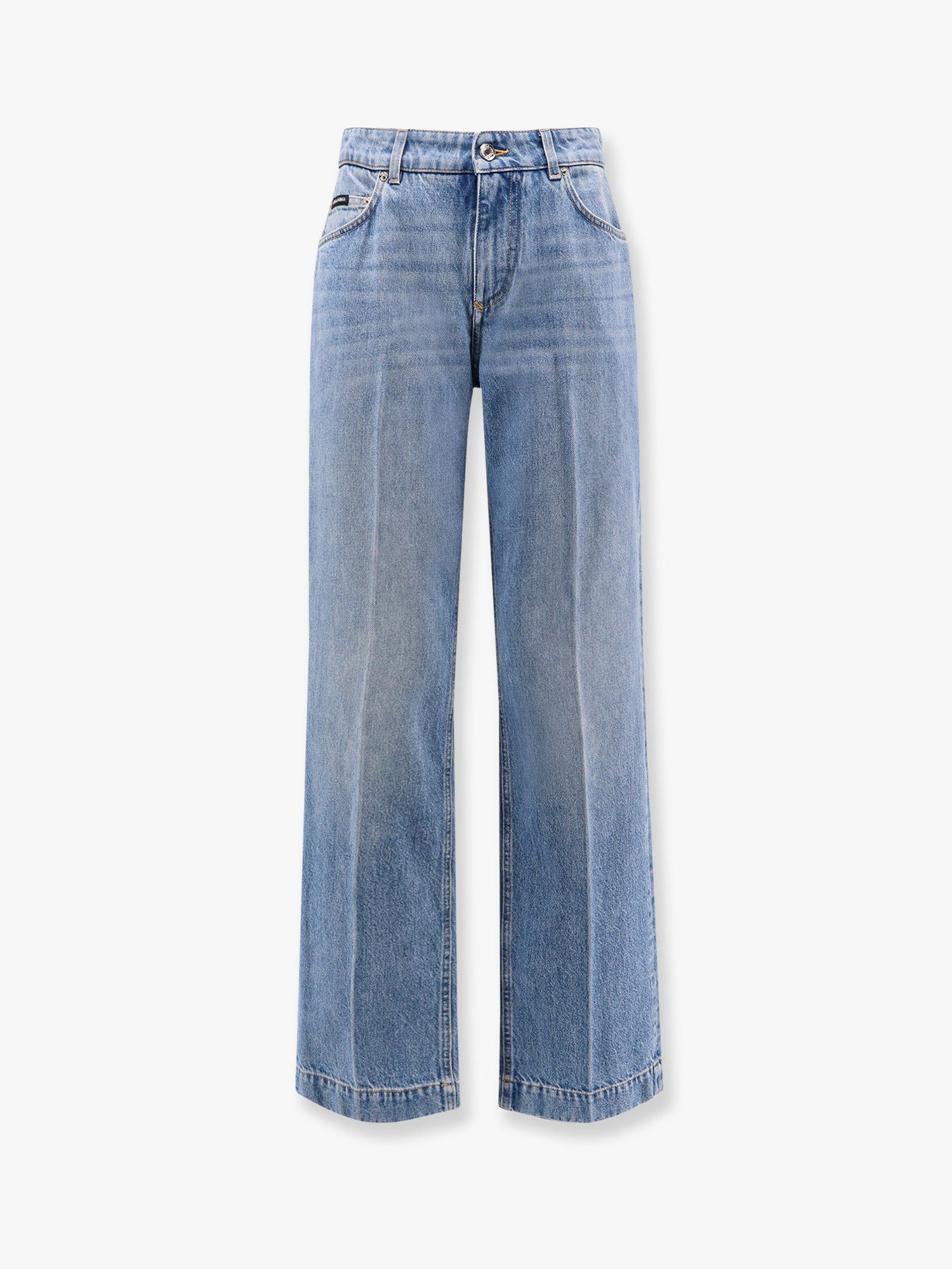 Džínsy Dolce & Gabbana Dolce & Gabbana Wide Leg Jeans Modrá | FTC8CDG8MB2S9001, 0