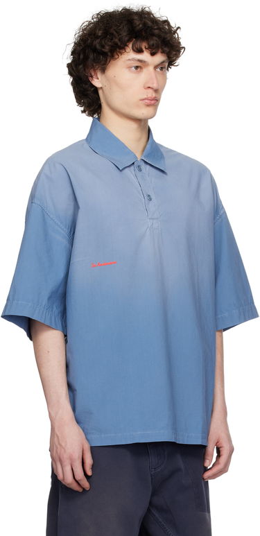Polo tričko JW Anderson JW Anderson Oversized Logo Polo Modrá | SH0358-PG1764, 1