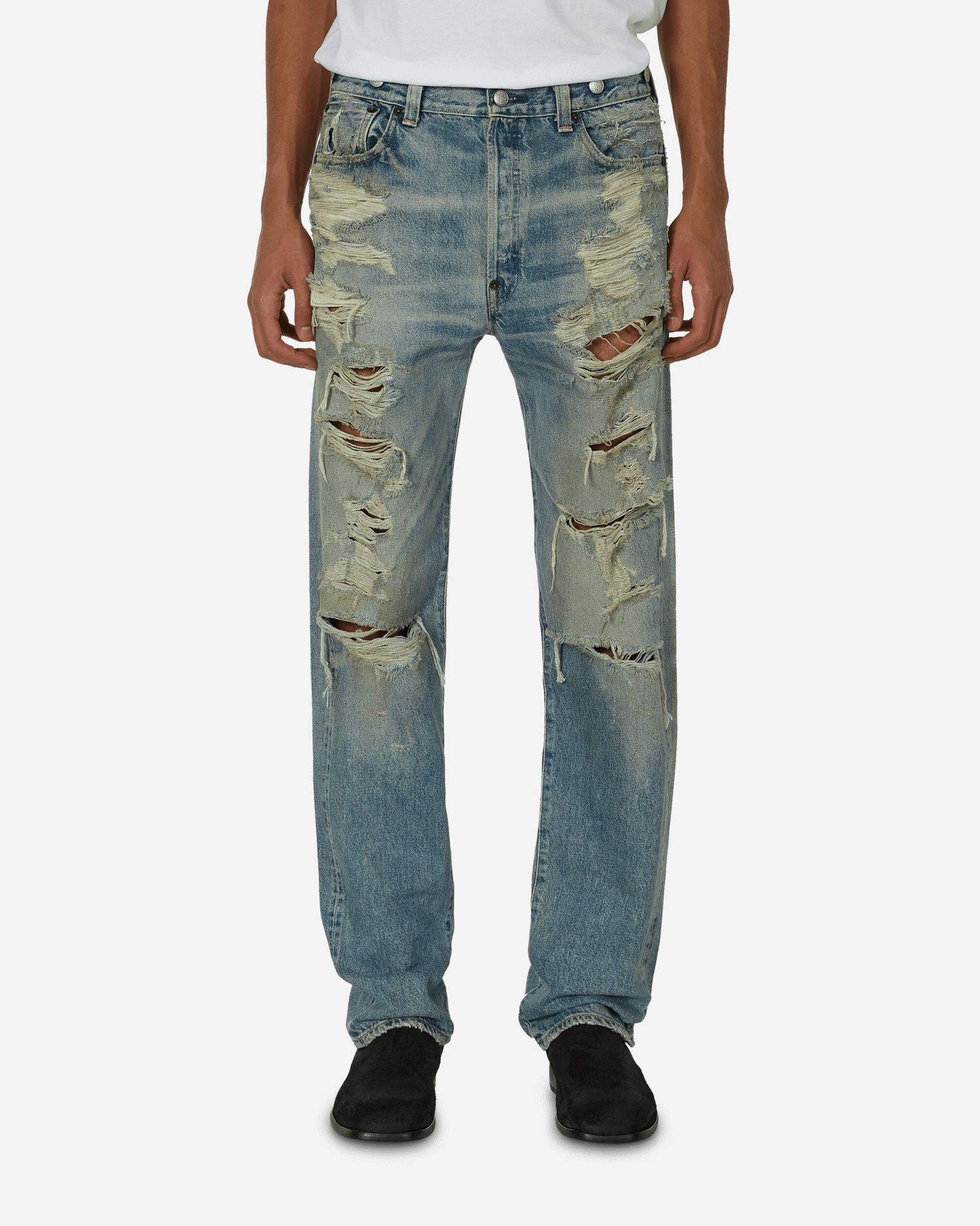 Džínsy KENZO Levi’s® 1933 x Distressed Jeans Modrá | FD65DP412LE2 DY, 0